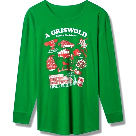 ❤️NWT VINTAGE TORRID TEE - CHRISTMAS VACATION GRISWOLD HOLIDAY SHIRT - PLUS SIZE - Picture 1 of 9